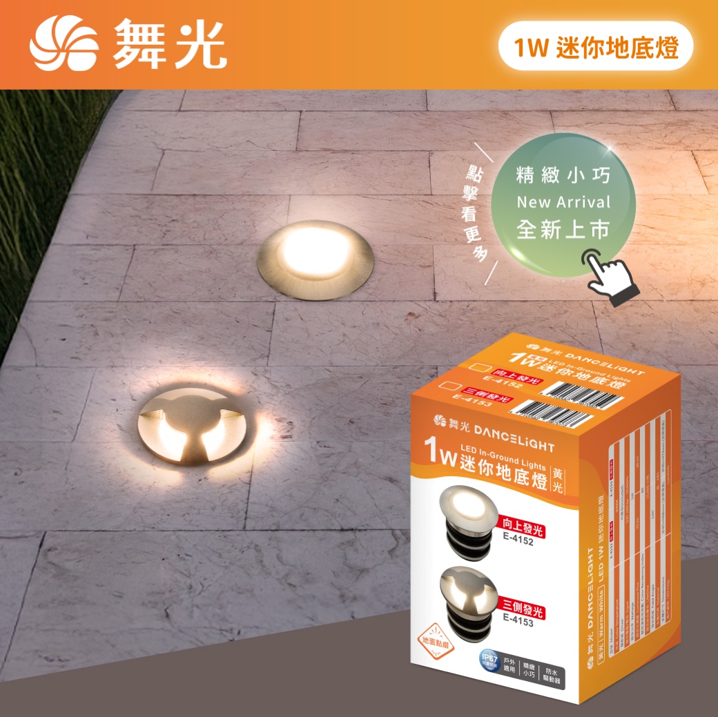 商品上市圖-1W迷你地底燈系列